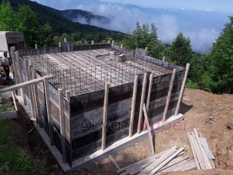 Alaağaç Yaylasına Su Deposu Yapılıyor