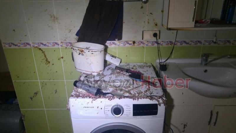 Alağaç ta Gaz Patlaması