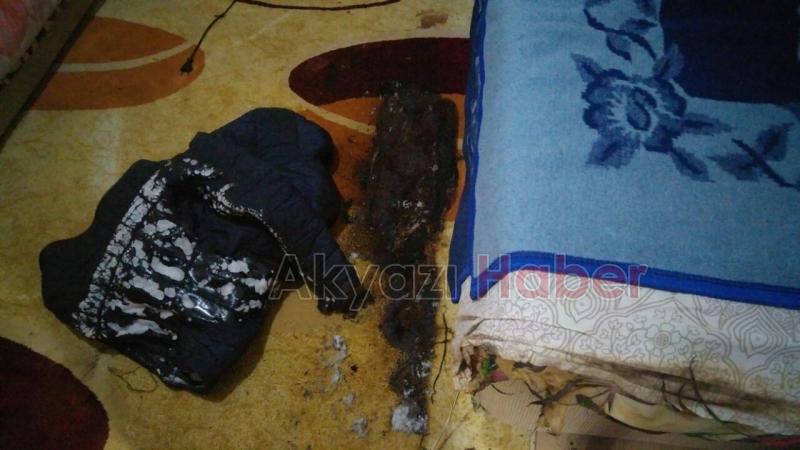 Alağaç ta Gaz Patlaması