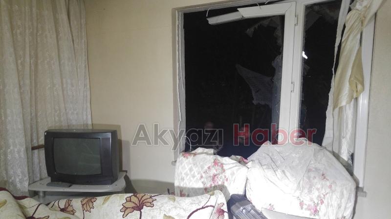 Alağaç ta Gaz Patlaması