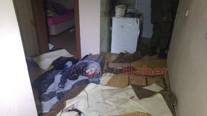 Alağaç ta Gaz Patlaması