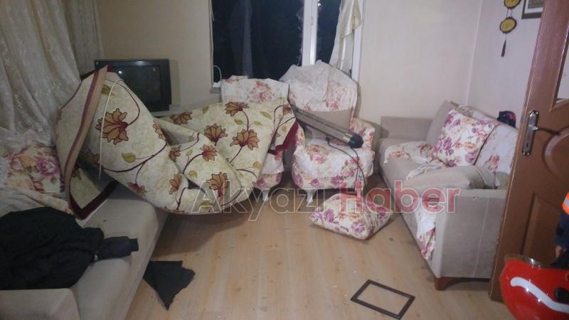 Alağaç ta Gaz Patlaması