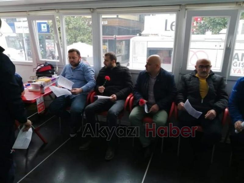 ALi DERTLi  ve YÖNETiM KURULU ÜYELERi KAN BAĞIŞINDA BULUNDU