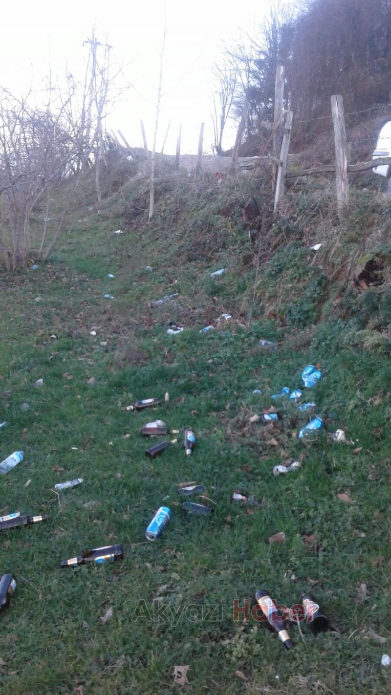 Alkol Şişeleri Çevreyi Kirletiyor