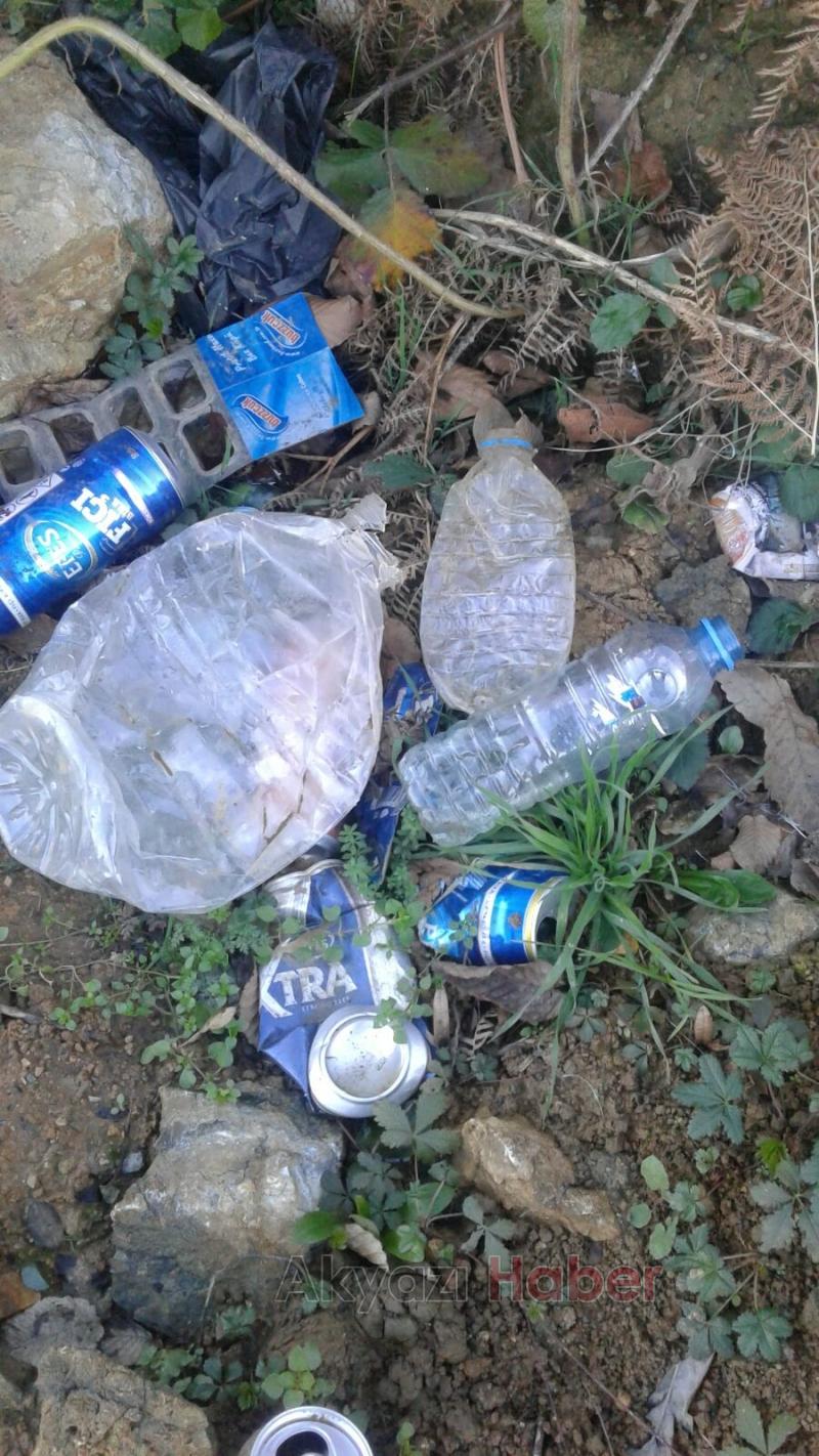 Alkol Şişeleri Çevreyi Kirletiyor