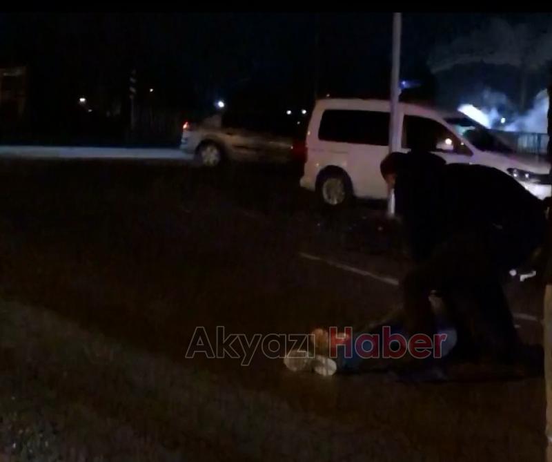 Alkollü kazazede ambulans şoförüne silah çekti 