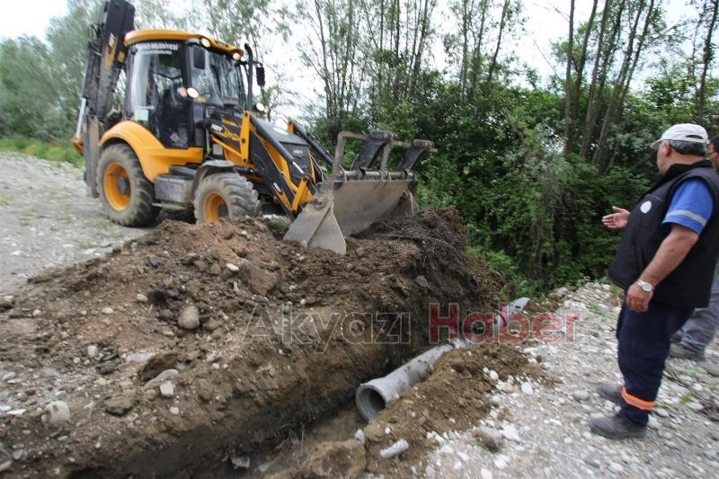 ALT YAPI ÇALIŞMALARI İLÇE GENELİNDE SÜRÜYOR