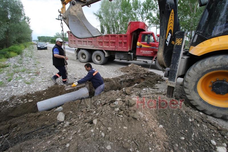 ALT YAPI ÇALIŞMALARI İLÇE GENELİNDE SÜRÜYOR
