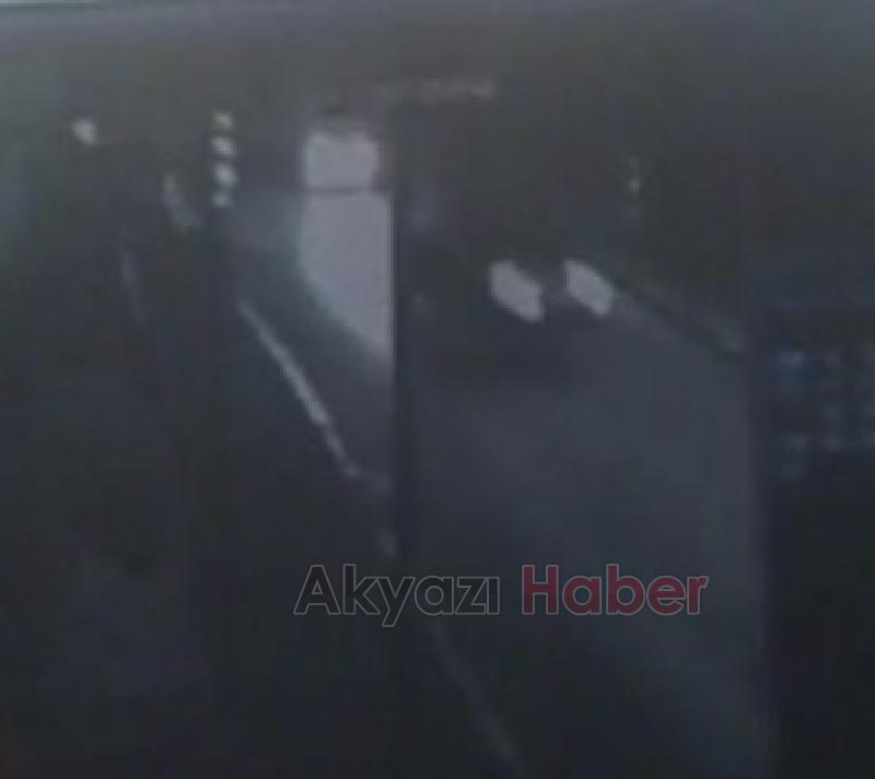 Altındere Köprüsünde Meydana Gelen Kaza Güvenlik Kamerasında