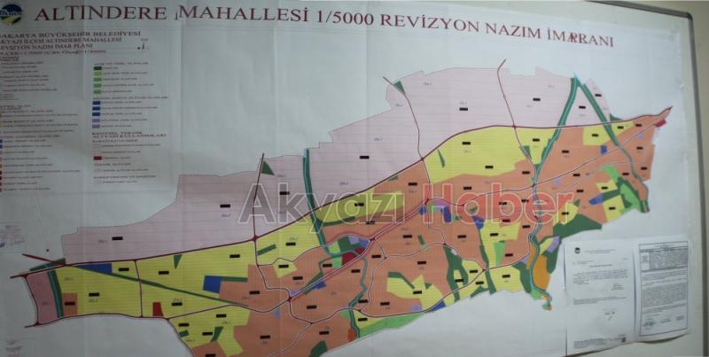 Altındere Mahallesi İmar Plan Revizyonu Askıdan Kalkıyor