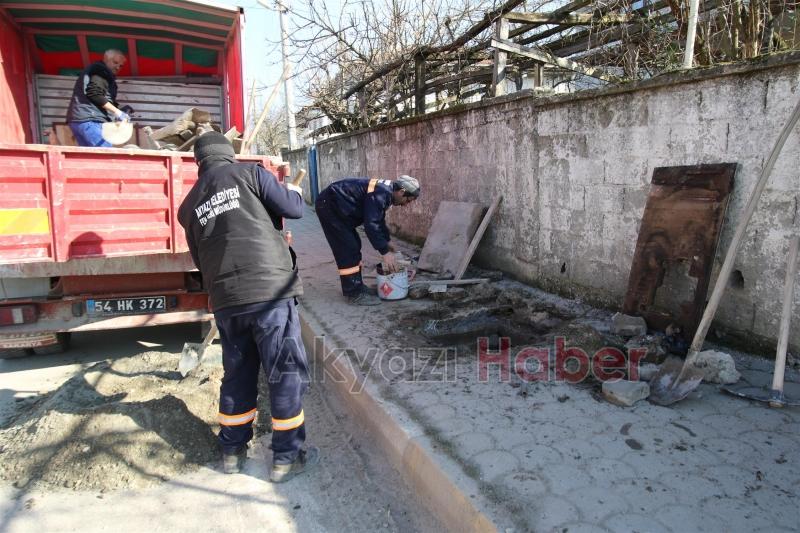 ALTINDERE MAHALLESİNDE ALT YAPI ÇALIŞMALARI DEVAM EDİYOR