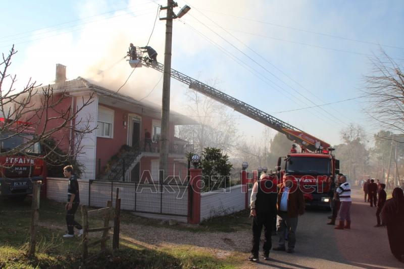 Altındere Mahallesinde Yangın