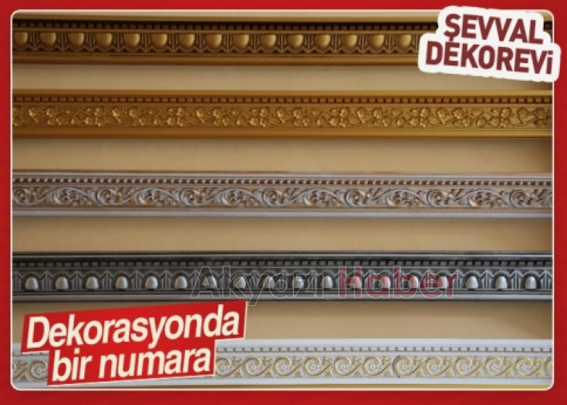 Altın Varaklı Kartonpiyer Süslemeler İle EVİNİZİ SARAYA ÇEVİRİN!!!