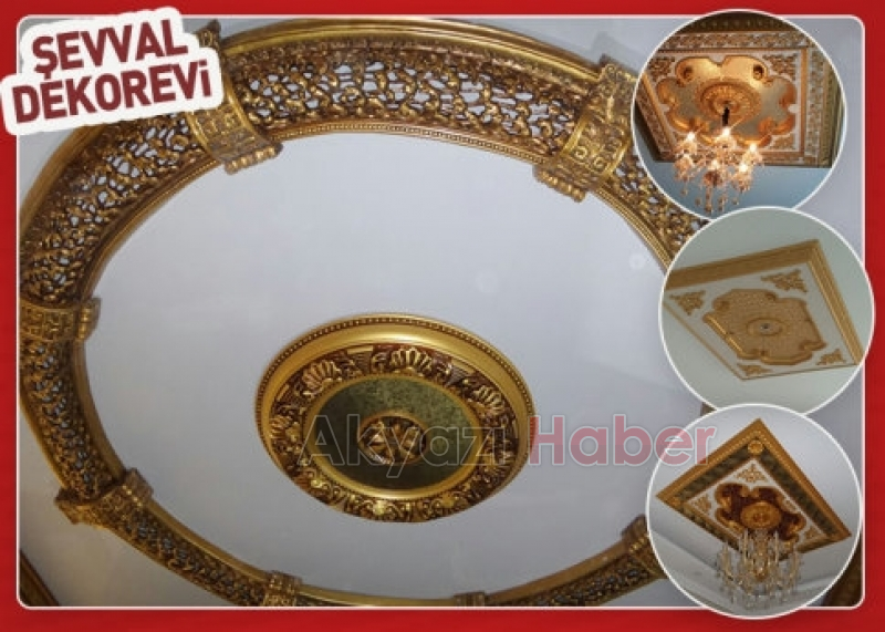 Altın Varaklı Kartonpiyer Süslemeler İle EVİNİZİ SARAYA ÇEVİRİN!!!