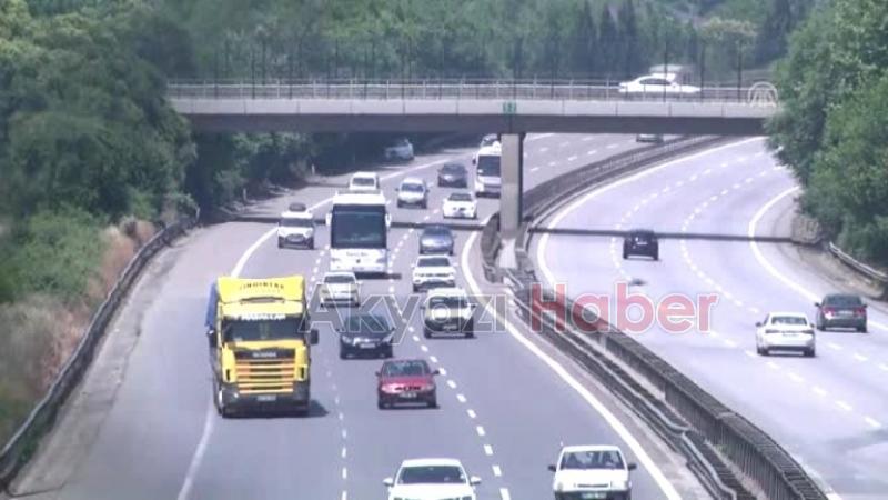 Anadolu Otoyolunda trafik normal seyrinde
