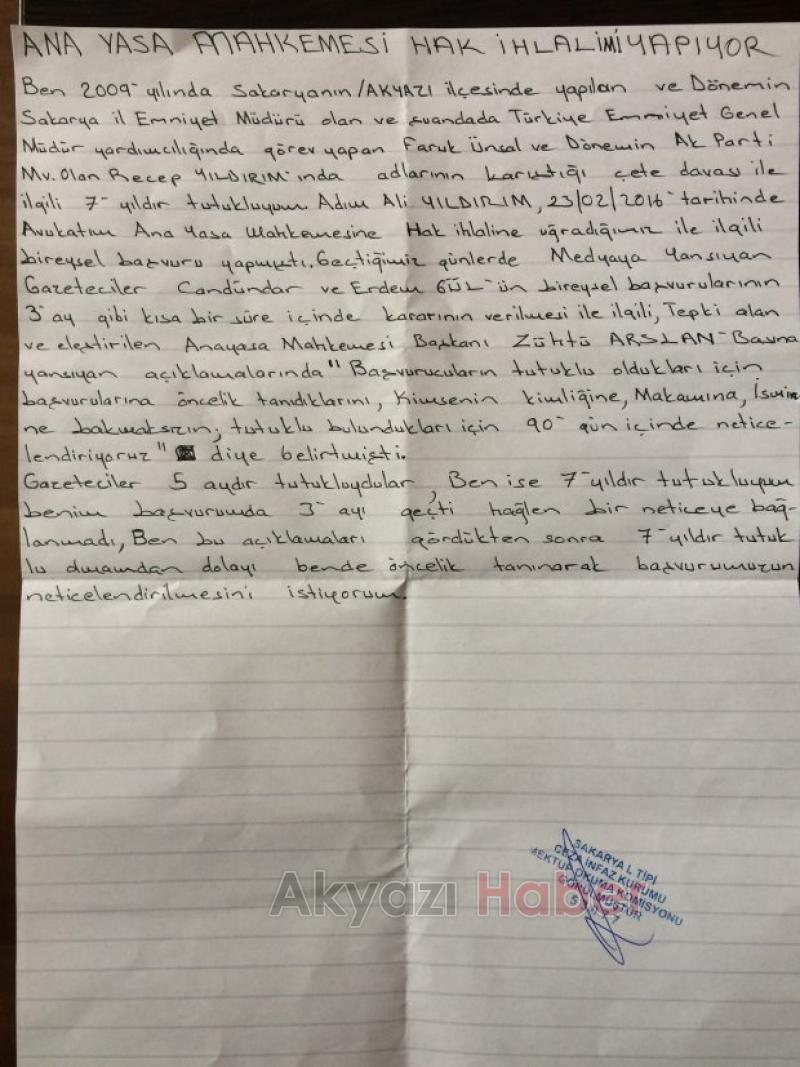 Anayasa Mahkemesi Hak İhlalimi Yapıyor 