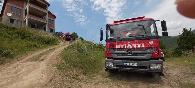 Anız yakmak istedi Fındık bahçesine sıçradı