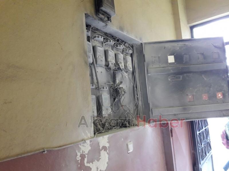 Apartman Dairesinin Trafosu Yandı