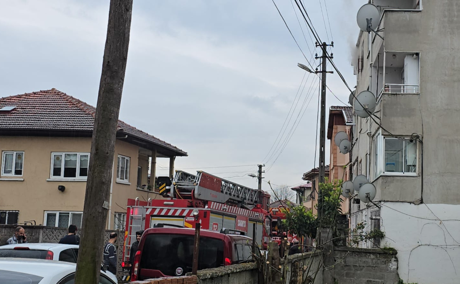 Apartmanda yangın paniği