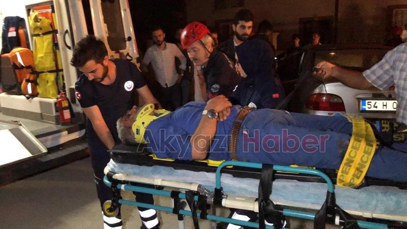 Araç içinde Sıkışan Sürücü İtfaiye Tarafından Kurtarıldı