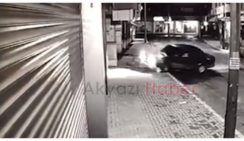Aracıyla dükkana daldı böyle kaçtı 