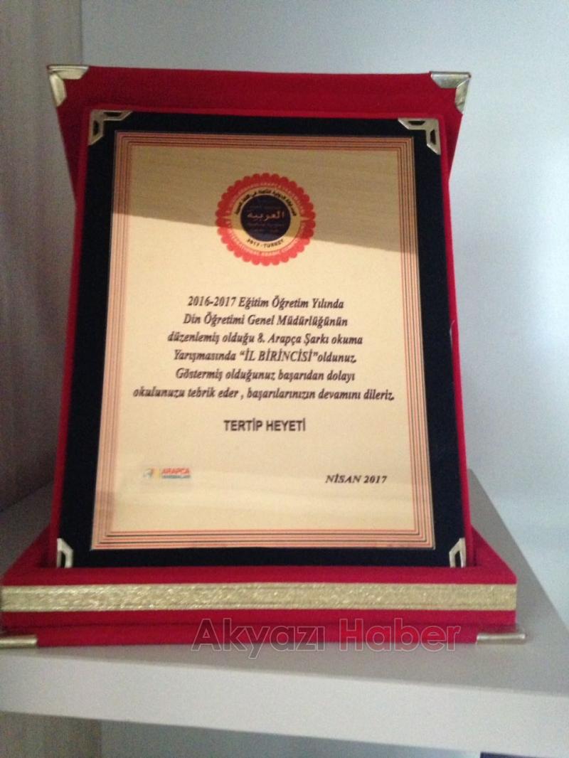 Arapça Etkinlik Yarışmalarında Akyazı nın Rakibi Yok