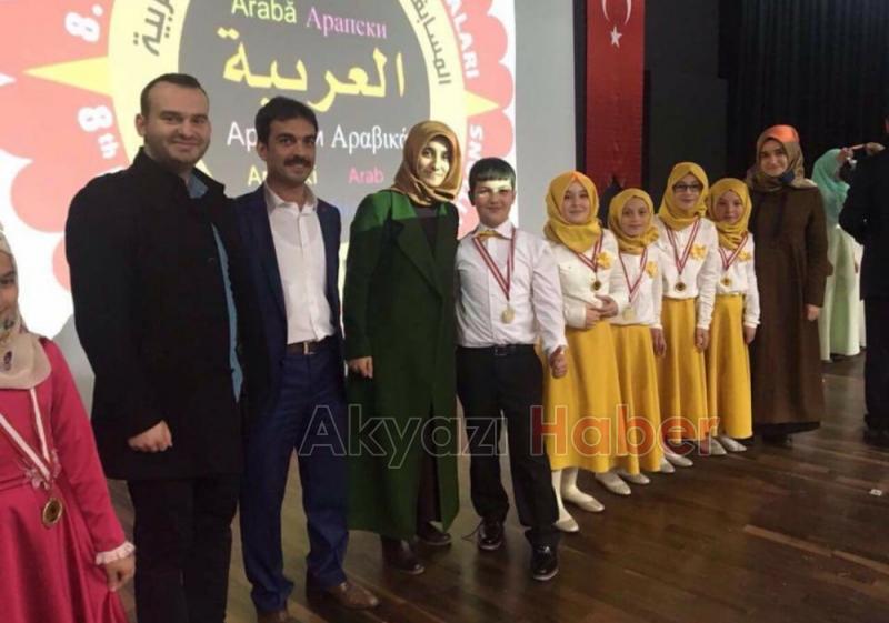 Arapça Etkinlik Yarışmalarında Akyazı nın Rakibi Yok