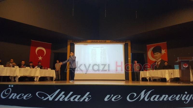 Arapça Şiir Okuma Yarışmasında Akyazılı Muhammed Dereceye Girdi