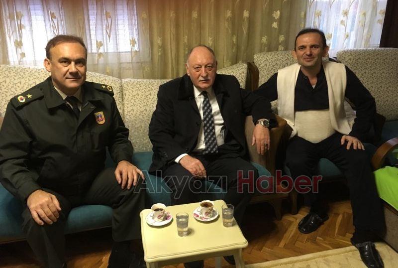 ASKERLİK ŞUBE BAŞKANINA GEÇMİŞ OLSUN ZİYARETİ