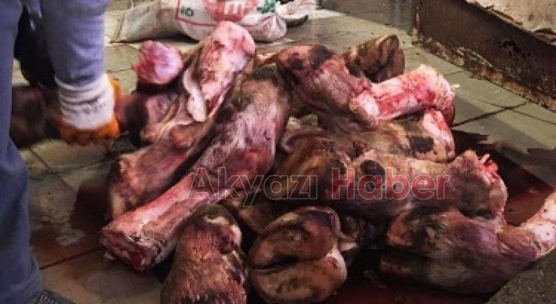 At ve eşek eti gündemdeyken Topça da kaçak et baskını Ruhsatsız çıktı