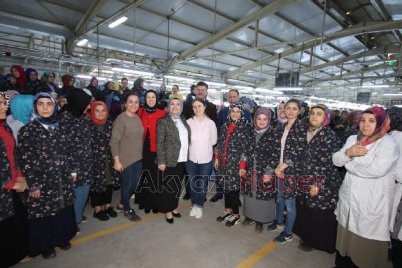 Atabekten Akyazı çıkarması  Şehit Ailesini ziyaret etti  Fabrikalarda işçilerle buluştu