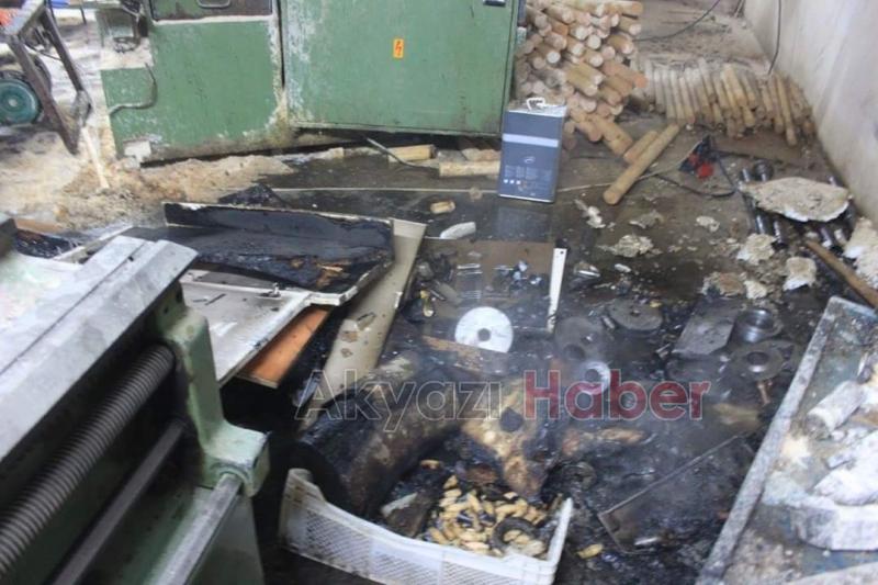 Atölyede Çıkan Yangın Büyümeden Söndürüldü