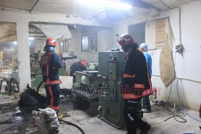 Atölyede Çıkan Yangın Büyümeden Söndürüldü