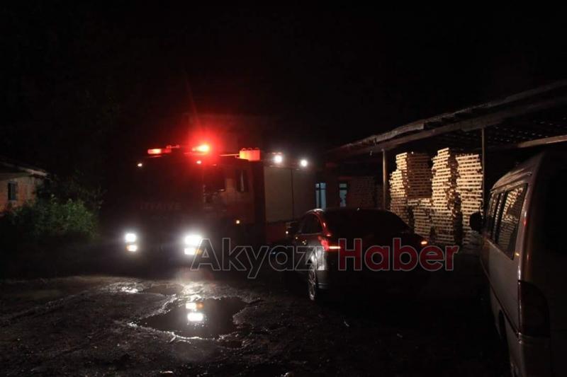 Atölyede Çıkan Yangın Büyümeden Söndürüldü