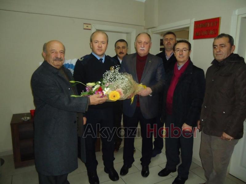 ATSO DAN  EMNİYET MÜDÜRLÜĞÜ NE  TAZİYE ZİYARETİ