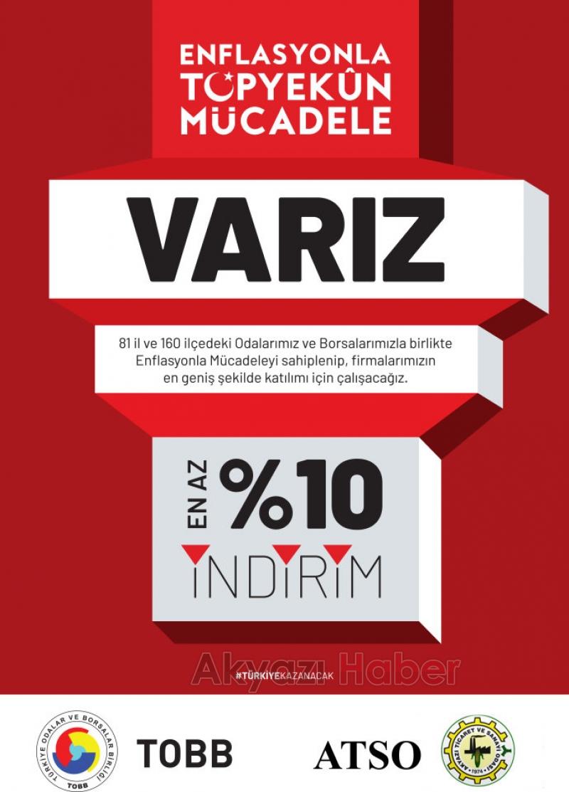 ATSO'dan enflasyonla mücadeleye tam destek