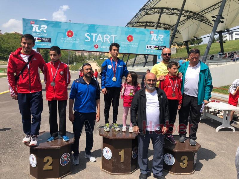 Ayçiçeği Bisiklet Vadisinde atletizm şöleni