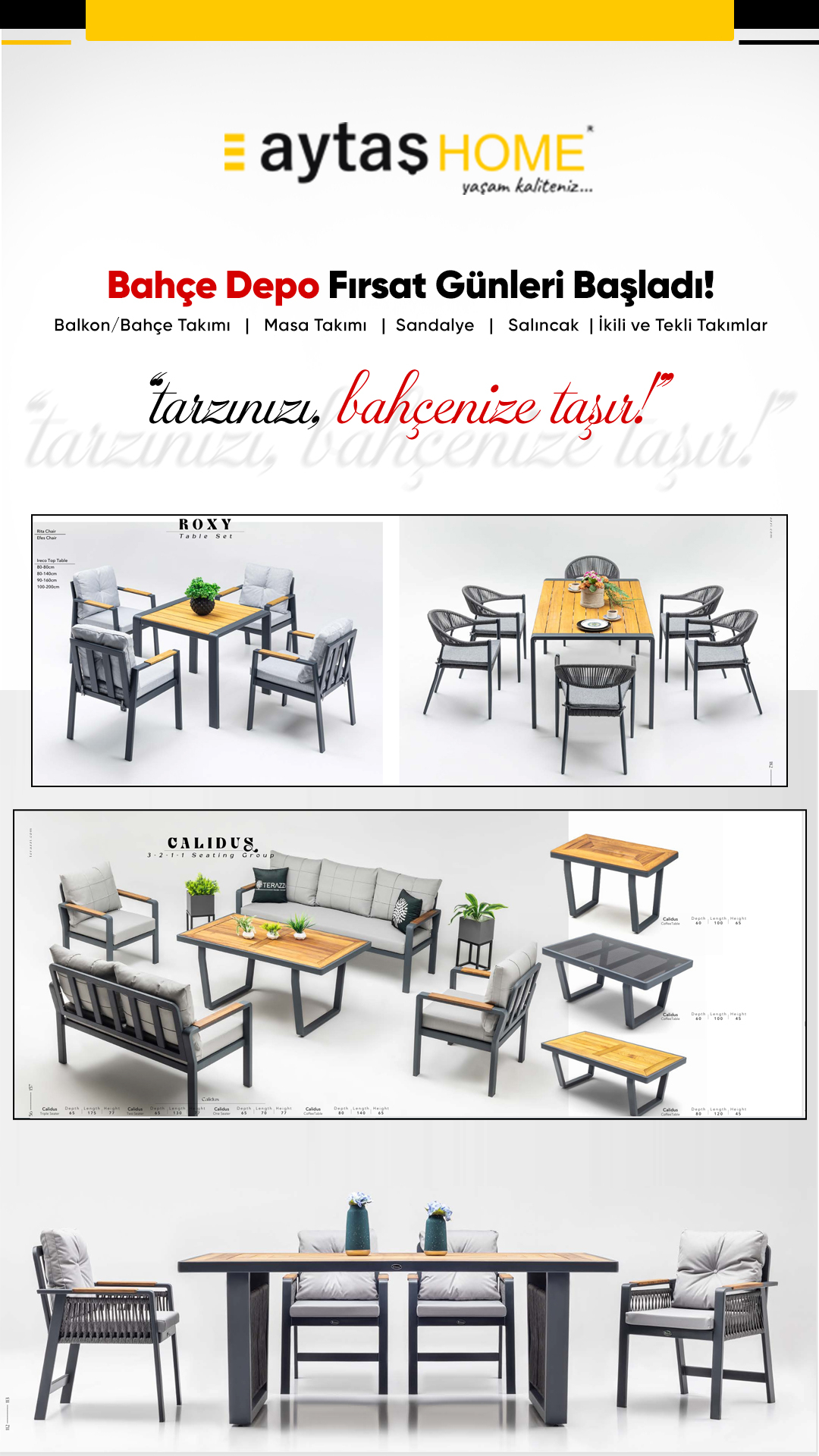 Aytaş Home Bahçe Depo Sonbahar Günleri Başladı!
