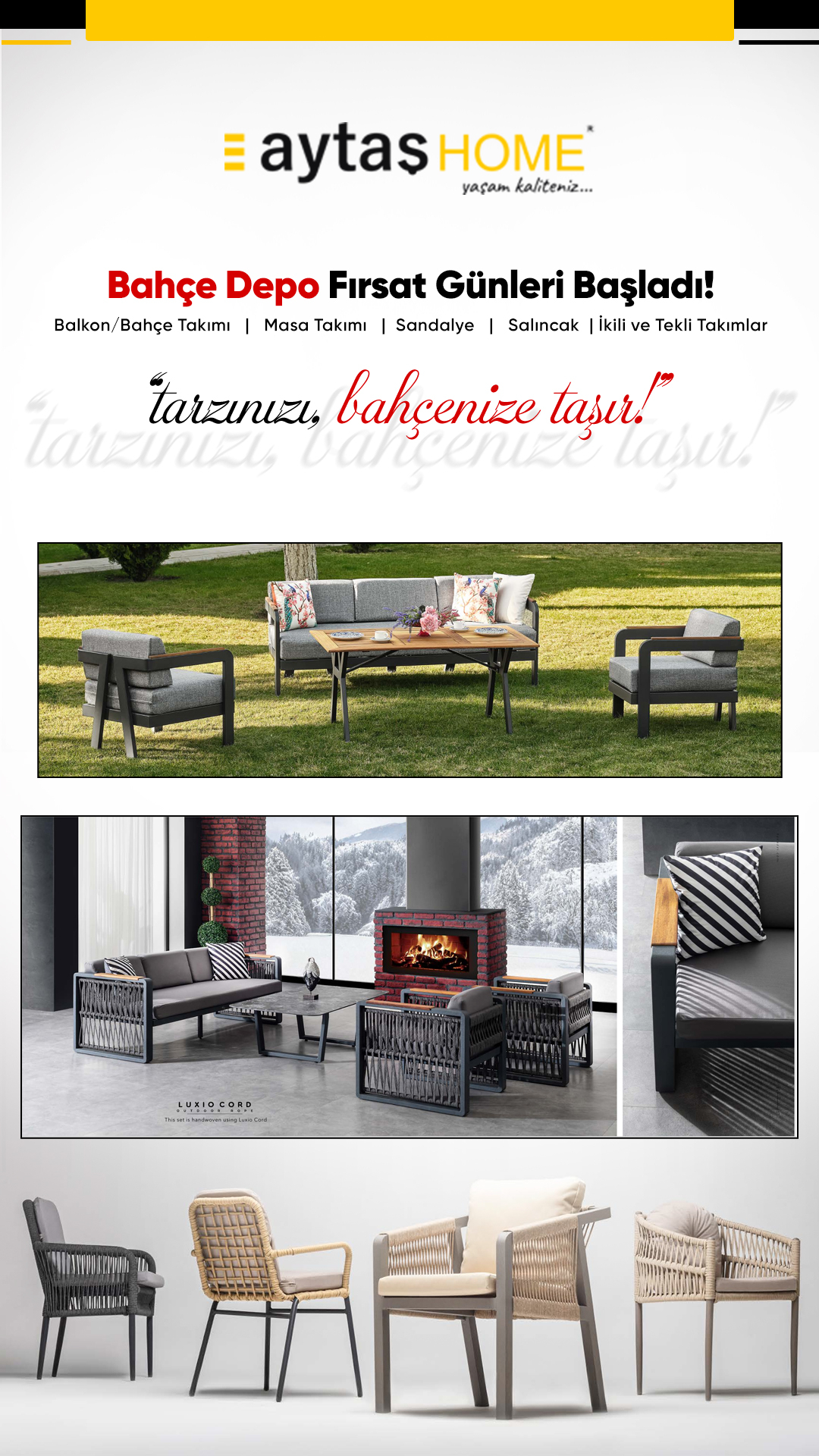 Aytaş Home Bahçe Depo Sonbahar Günleri Başladı!