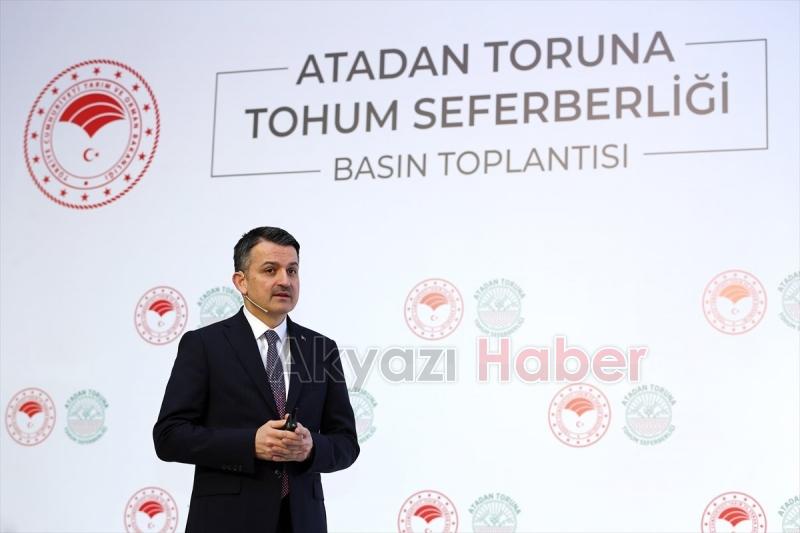 Bakan Pakdemirliden yerli tohum açıklaması