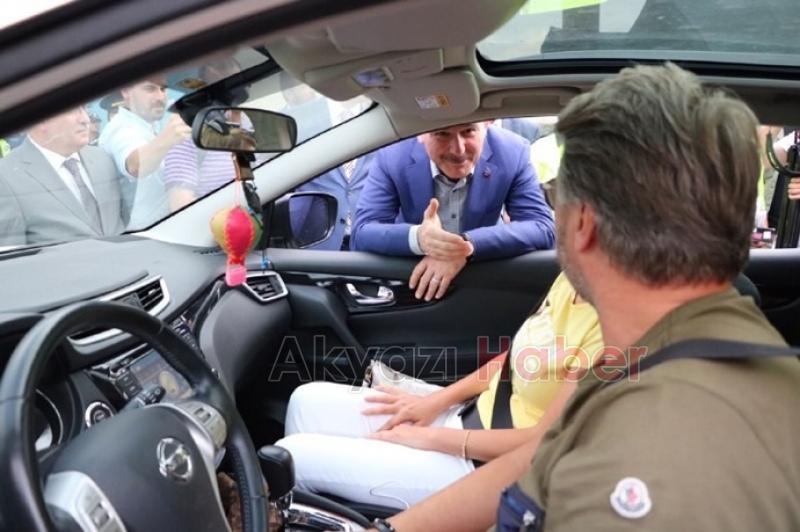 Bakan Süleyman Soylu Sakaryada denetimlere katıldı