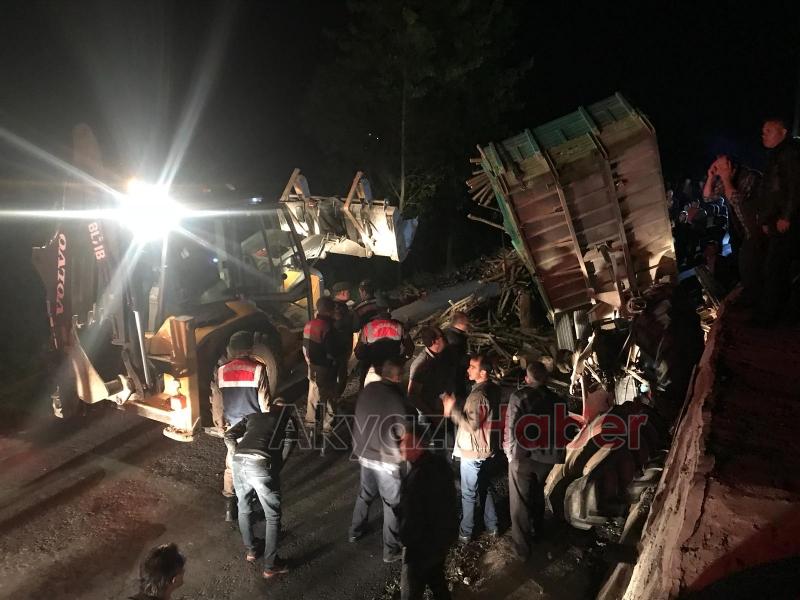 İnanılmaz kaza, 1,5 saatte kurtarıldı