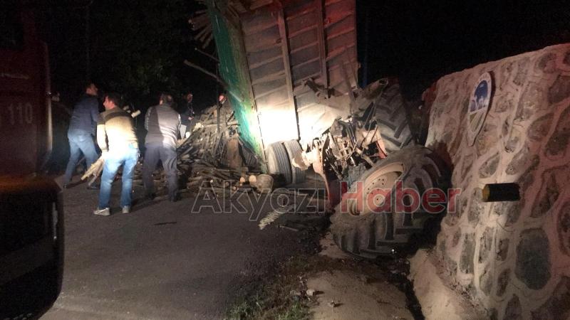 İnanılmaz kaza, 1,5 saatte kurtarıldı