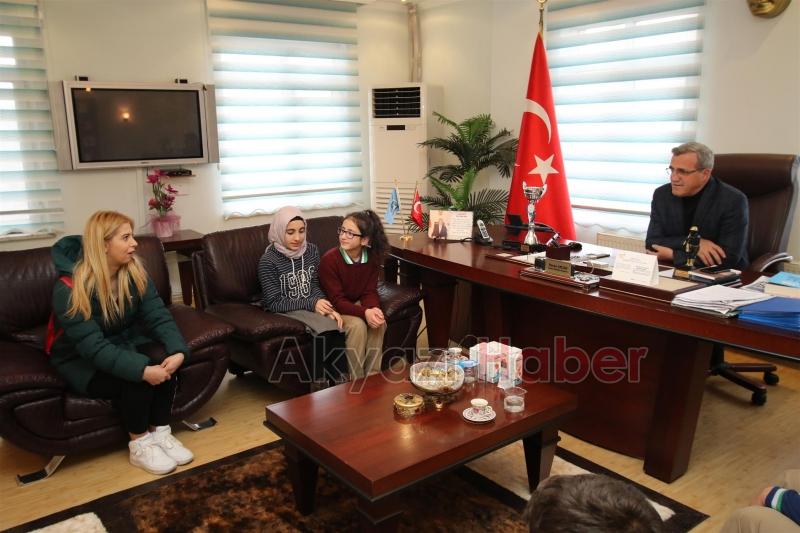 BAŞARILI JUDO EKİBİNDEN BAŞKANA ZİYARET