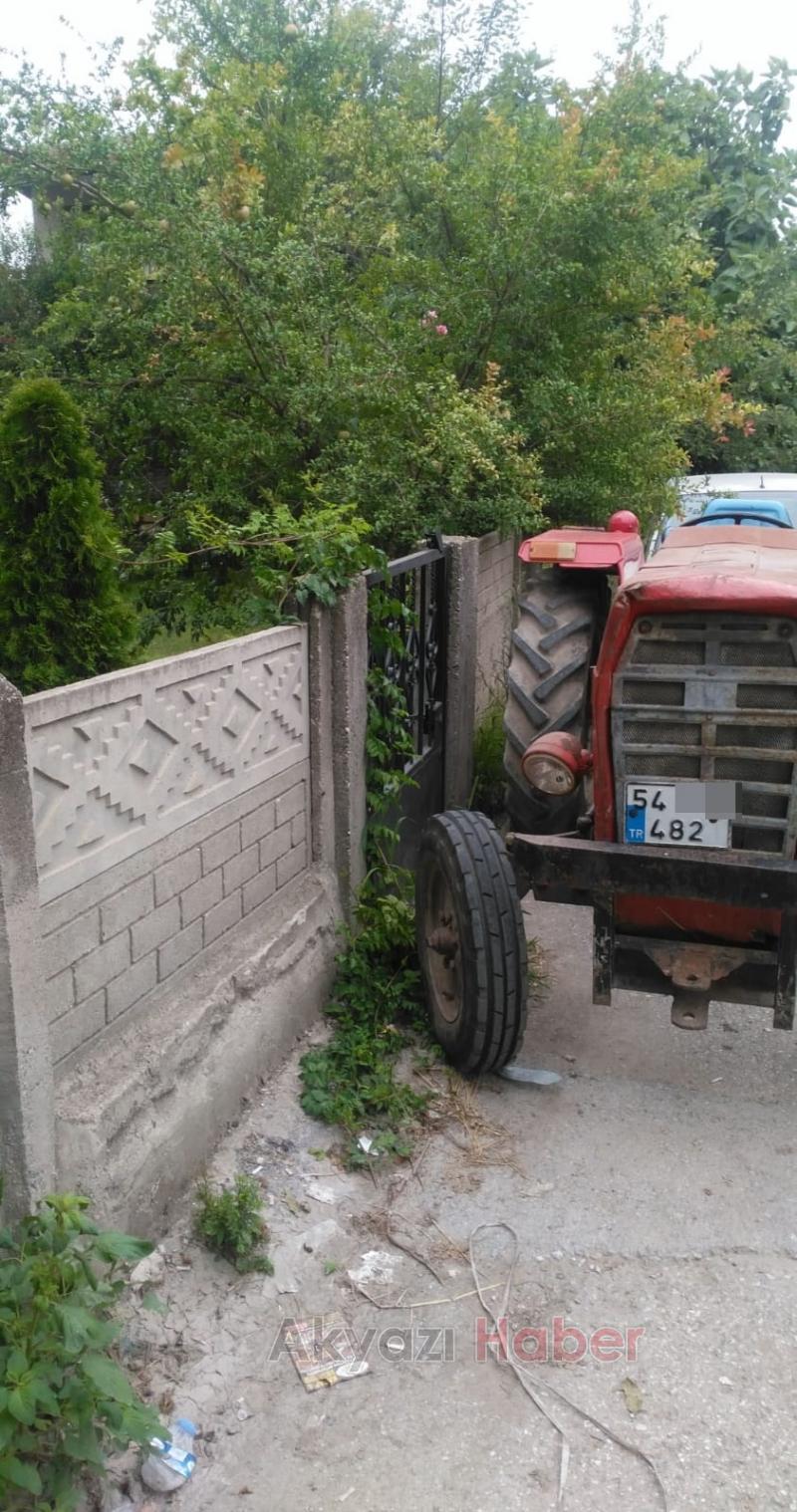 Başı evin girişini kapatan sürücülerle dertte