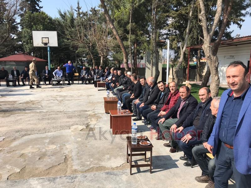 Başkan Akcan Afrin Sınırında