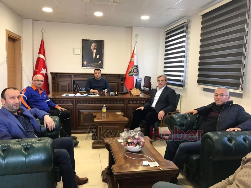 Başkan Akcan Afrin Sınırında