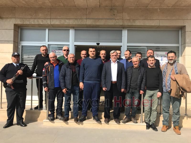 Başkan Akcan Afrin Sınırında