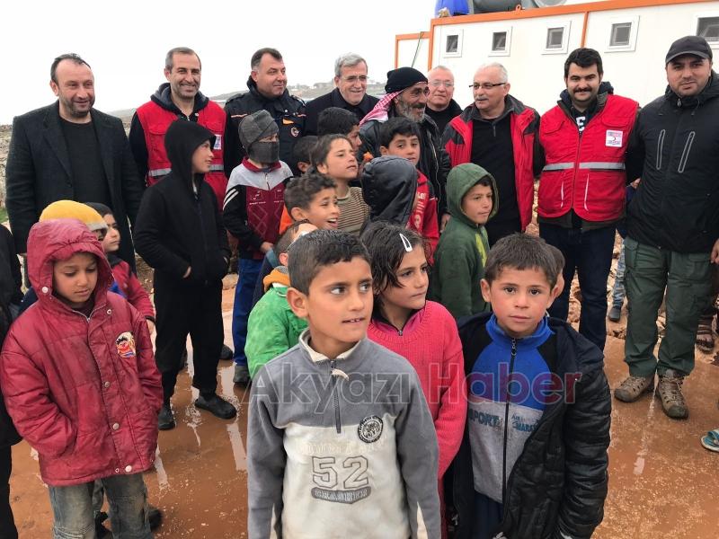 BAŞKAN AKCAN İDLİB DE