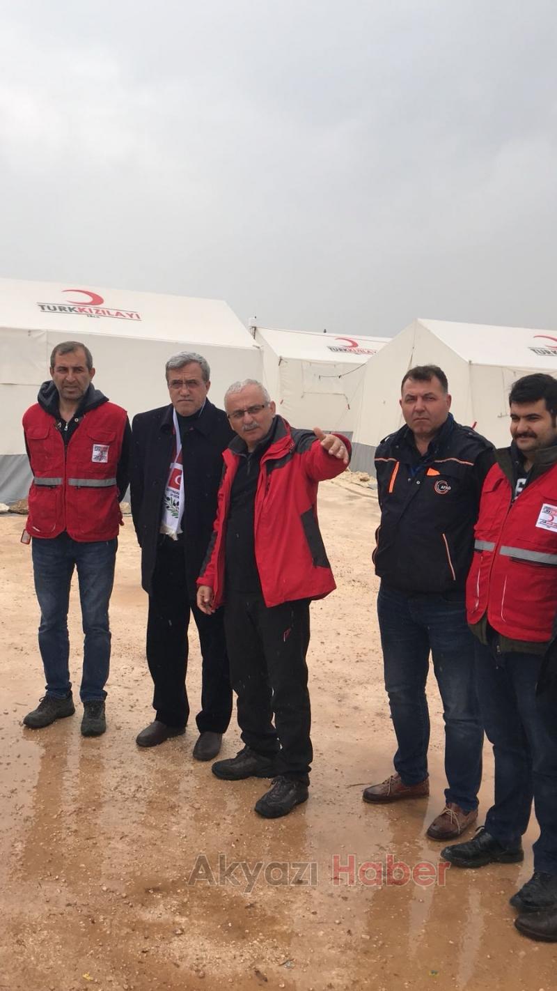 BAŞKAN AKCAN İDLİB DE